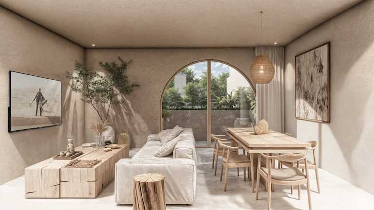 EARLY BIRD: 1-2-3 Bed Condos close to the beach in Tulum