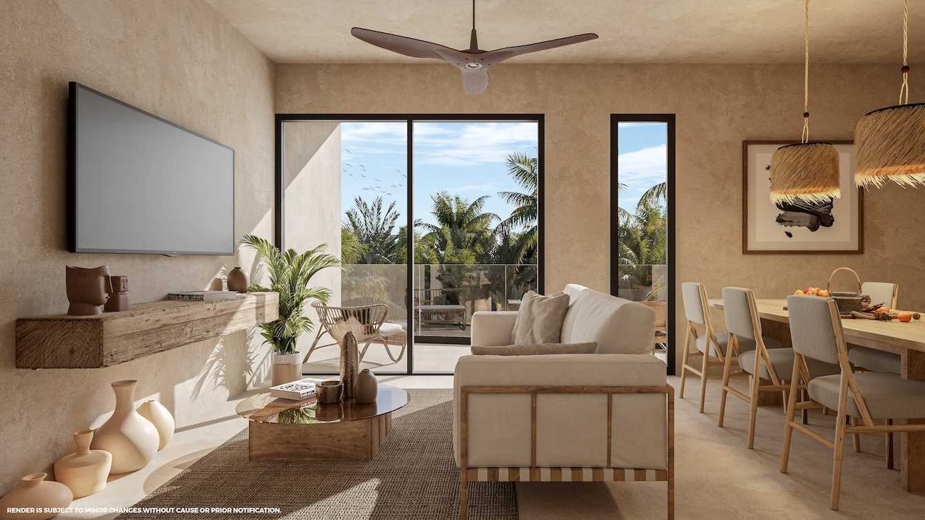Interior 1 2-Bedroom Penthouse Condo in Akumal
