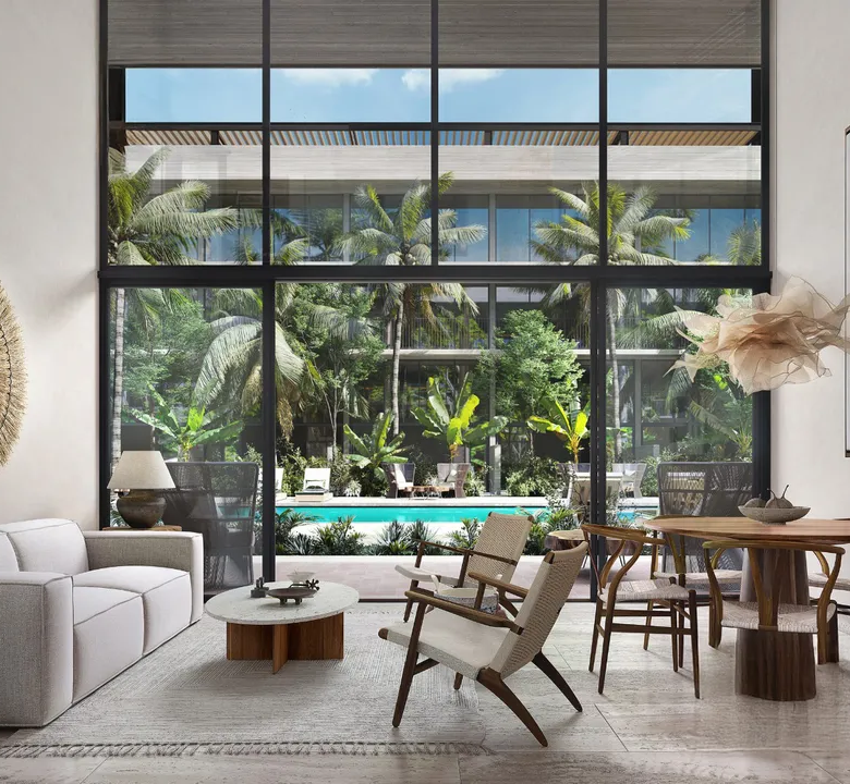 AURA Playacar: Two-Bedroom Double-Height Residence in Playa del Carmen