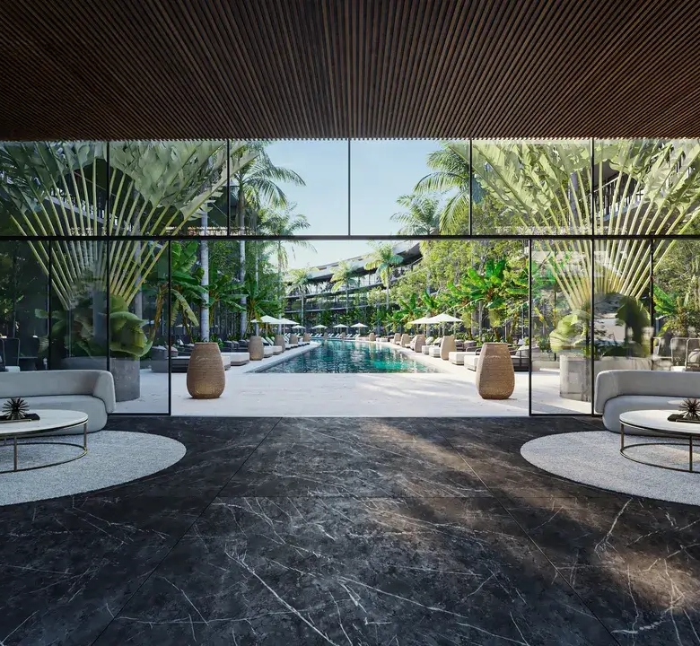 AURA Playacar: Two-Bedroom Double-Height Residence in Playa del Carmen