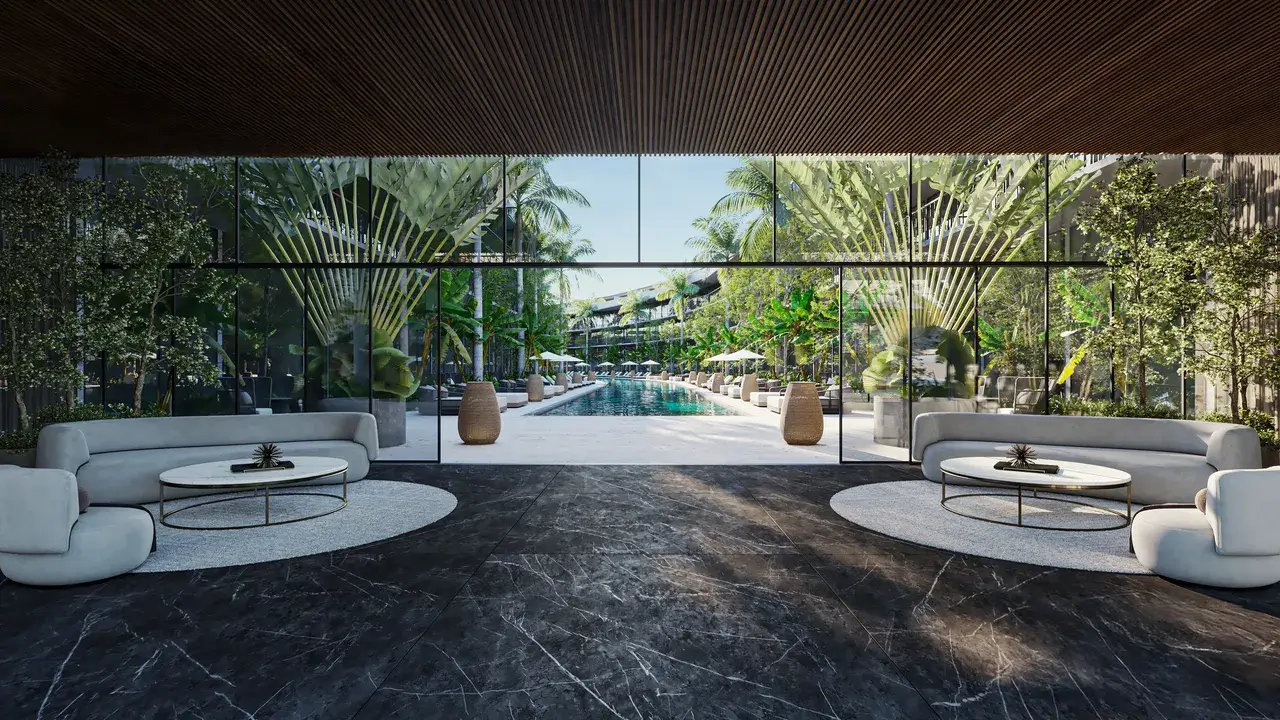 AURA Playacar: Two-Bedroom Double-Height Residence in Playa del Carmen