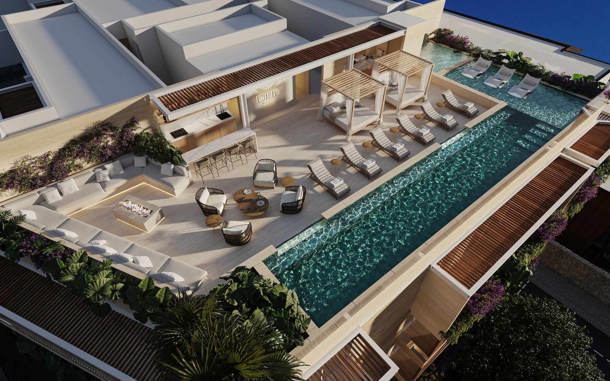 5. Roof Top Comun Luxury 1–2 Bed Condos & PH for Sale in Playa del Carmen