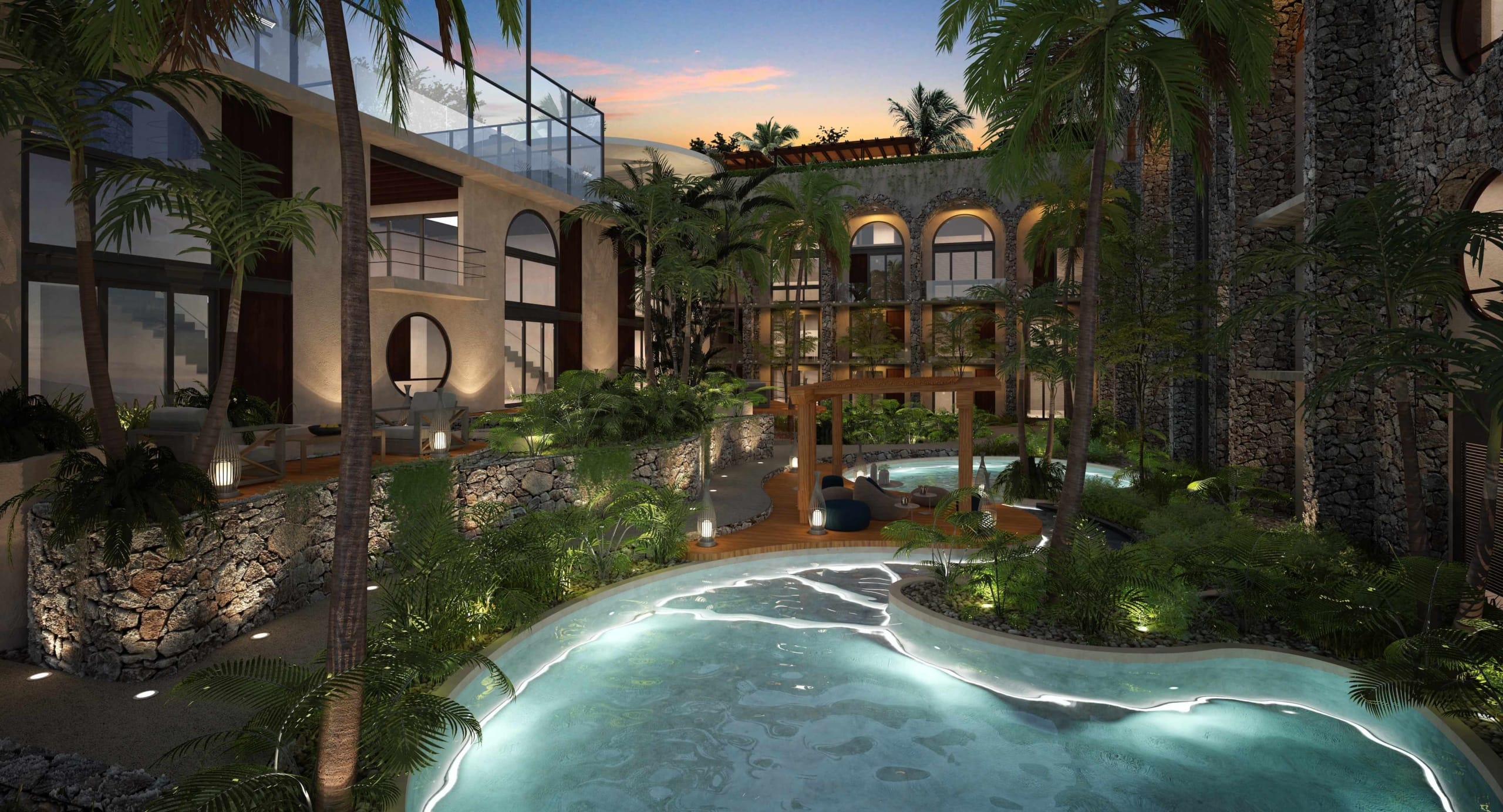 1–2 Bedroom Condo and 4–Bed Townhouse in Playacar