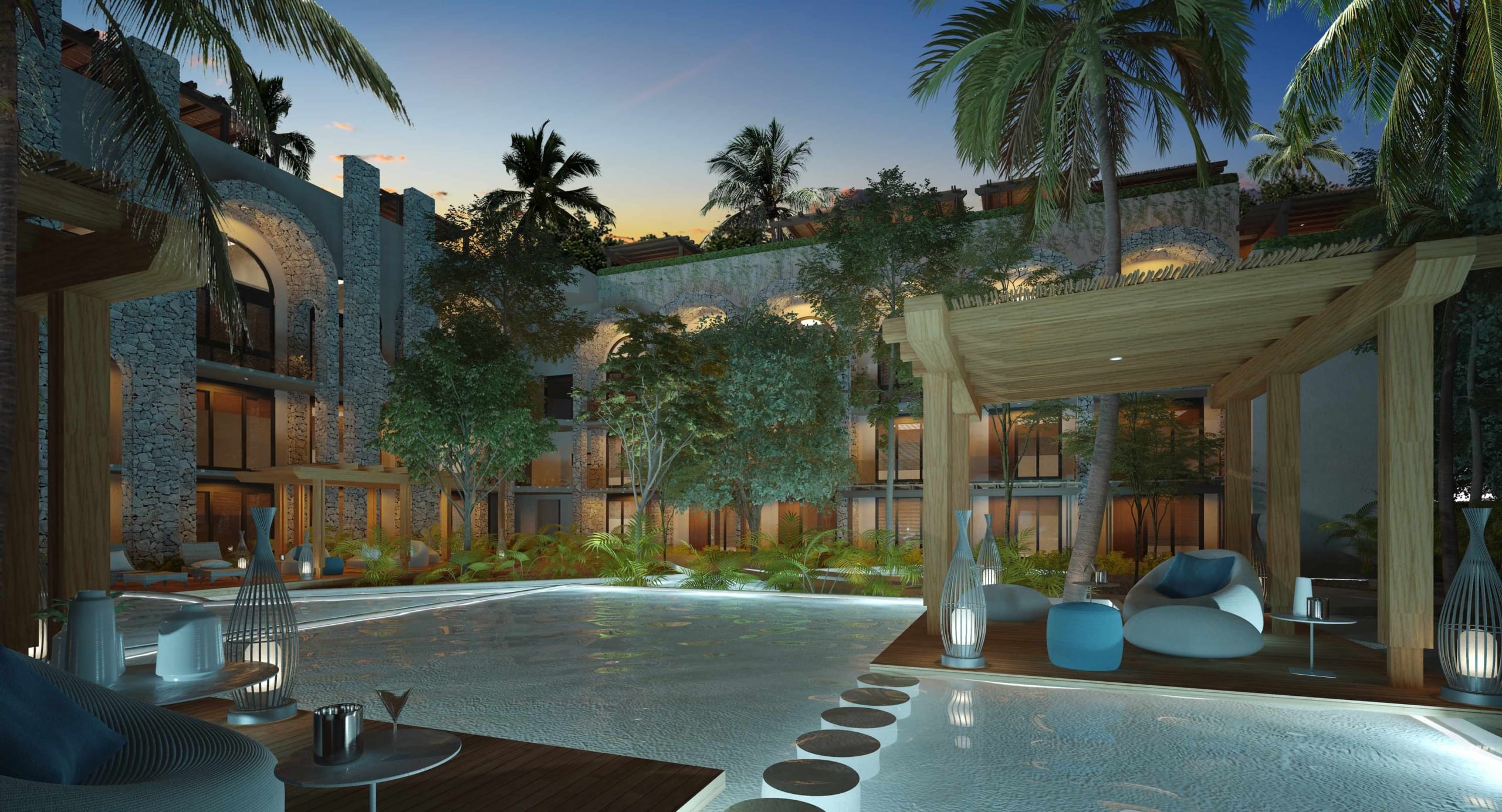 1–2 Bedroom Condo and 4–Bed Townhouse in Playacar