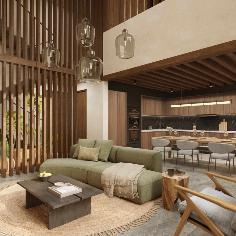 1–2 Bedroom Condo and 4–Bed Townhouse in Playacar