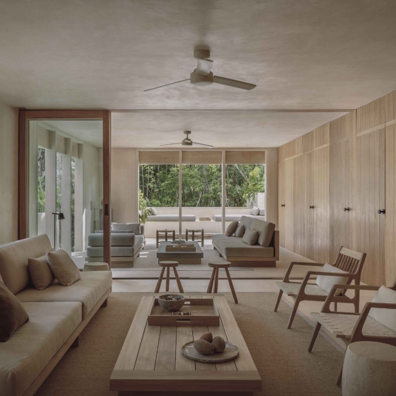 4 and 5-Bed Jungle Villas in Tulum w/ private beach club access
