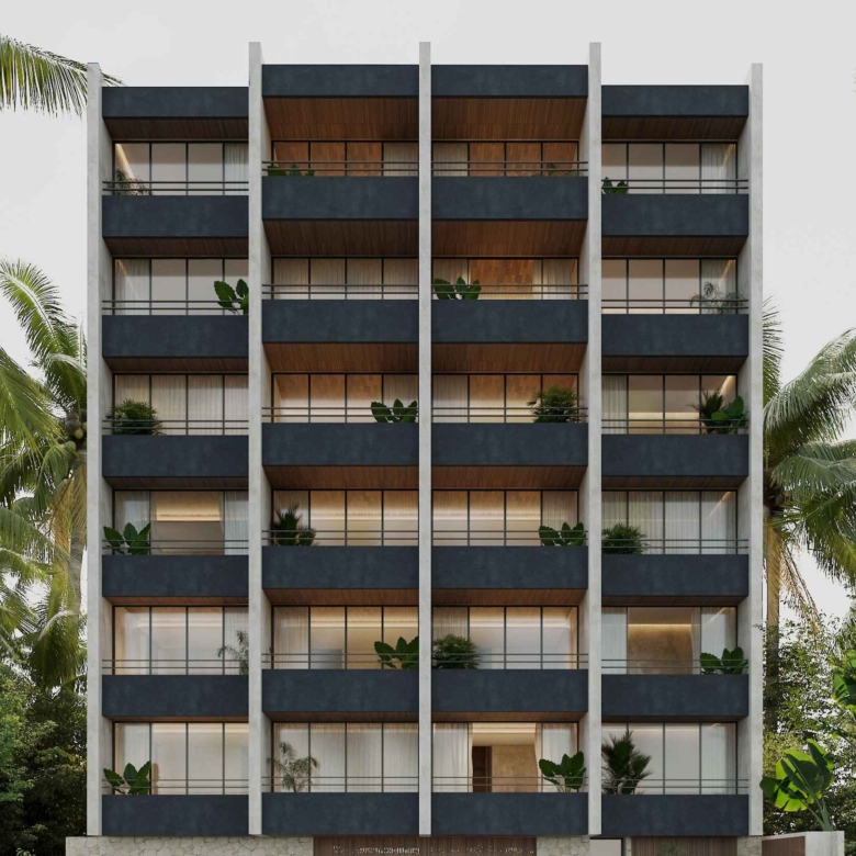 Ocean View Apartments for Sale in Puerto Morelos