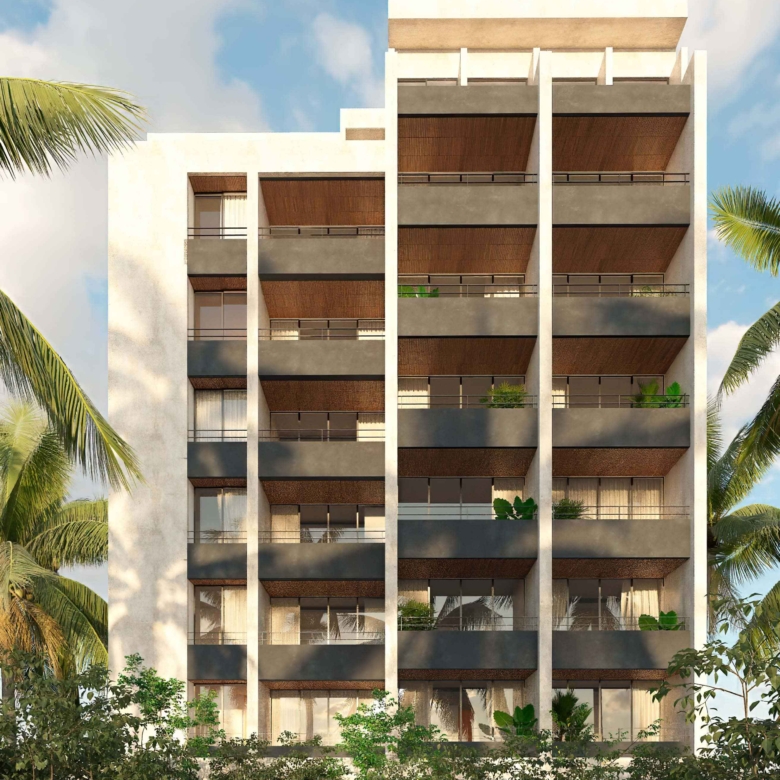 Ocean View Apartments for Sale in Puerto Morelos