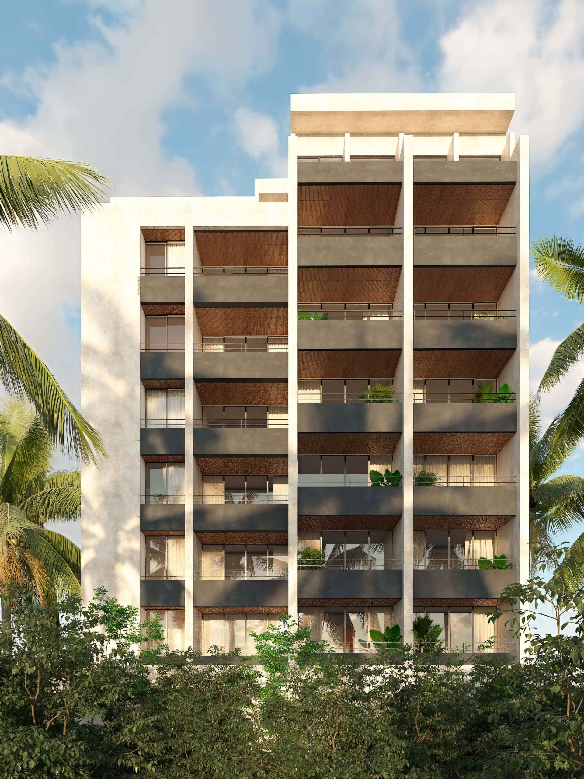 Ocean View Apartments for Sale in Puerto Morelos