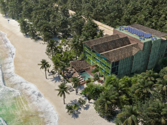 beachfront residences Tankah Bay Tulum