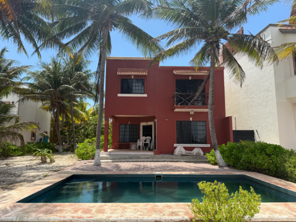 beachfront home puerto morelos