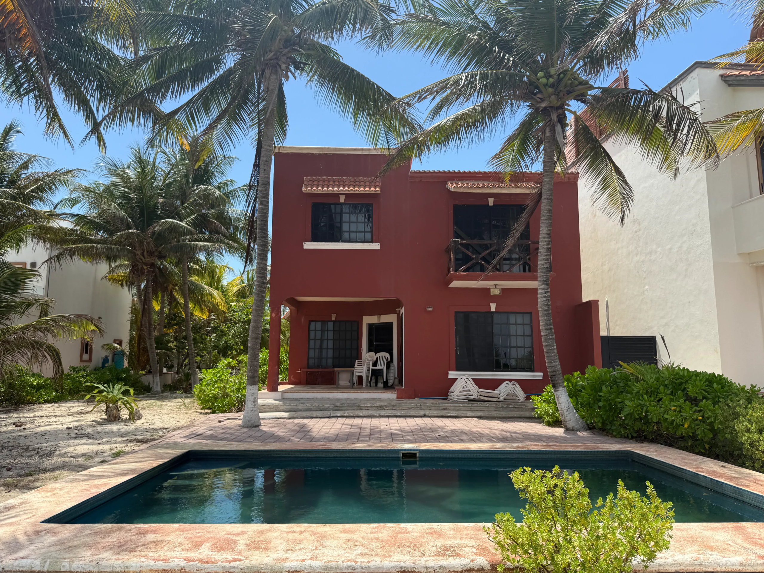 villa PM beachfront home puerto morelos