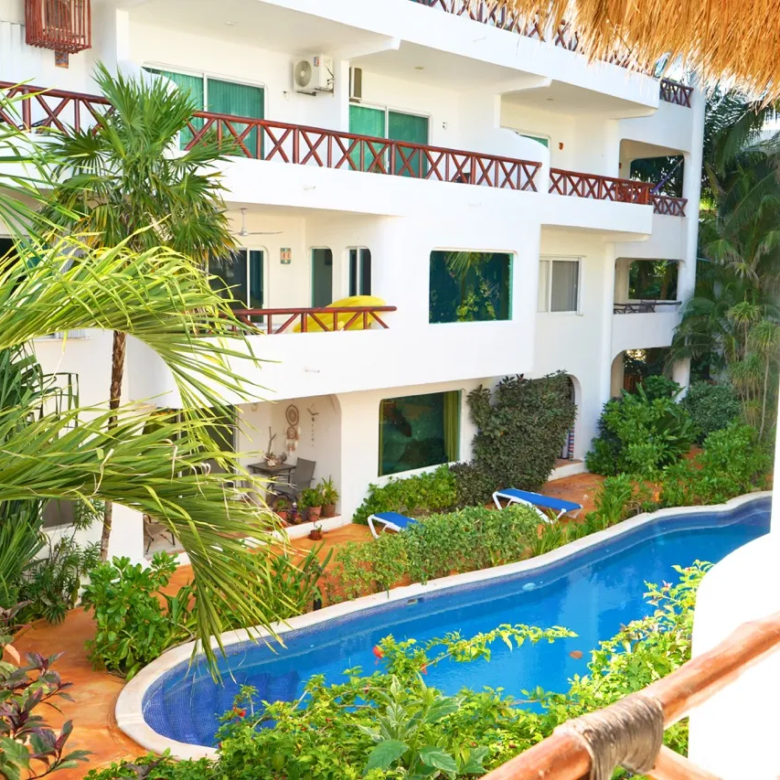 4-Bedroom Beachfront Villa in Puerto Morelos