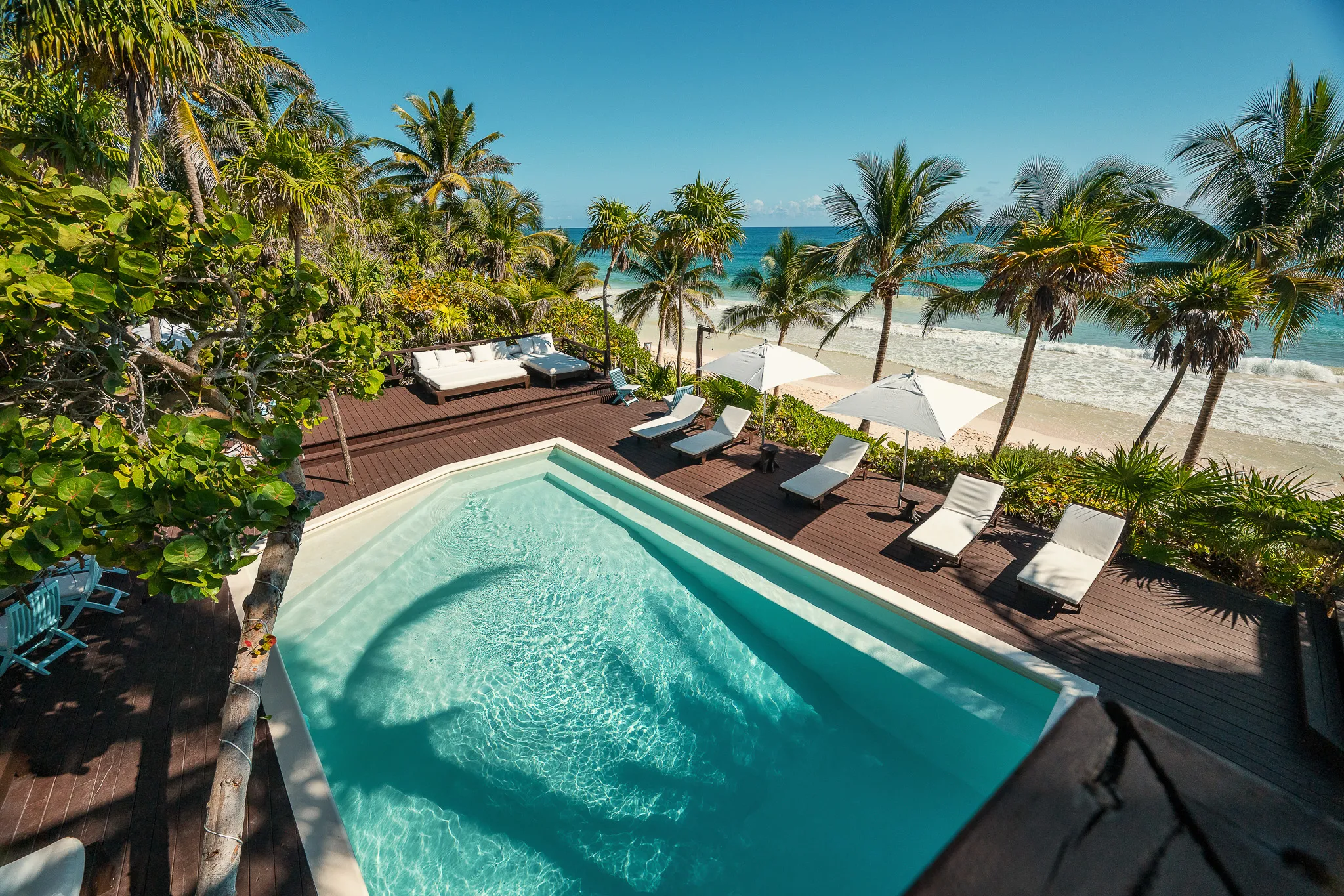 Casa Chic — 7-Bedroom Beachfront Villa in the Tulum Hotel Zone
