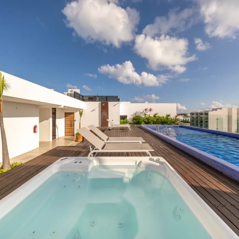 3-Bedroom Lock-Off Penthouse in Icono Playa, Playa del Carmen