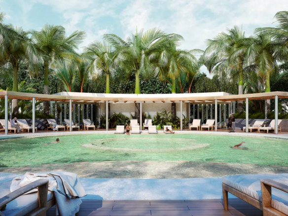 Pool at caracol