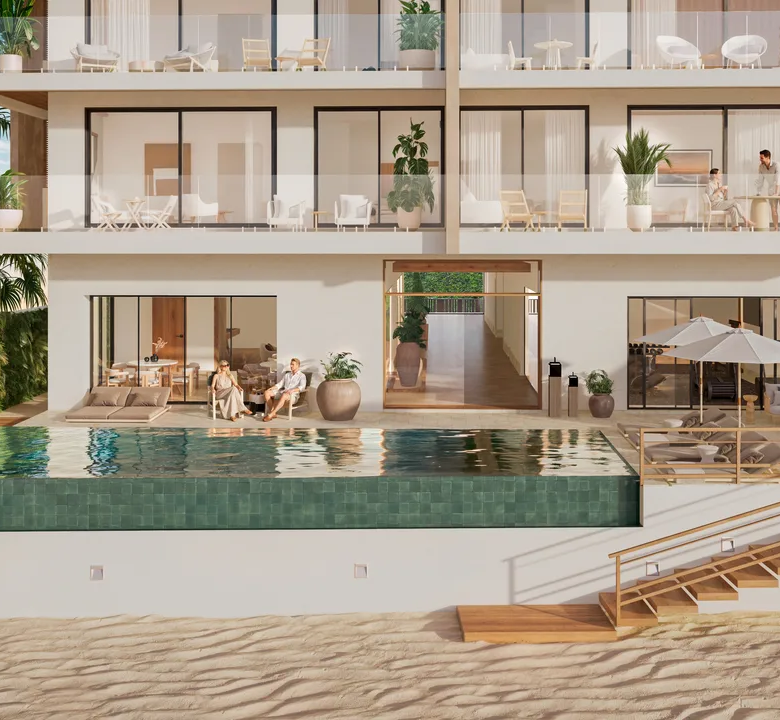 Del Mar — First-Row Oceanfront Residences in Puerto Morelos