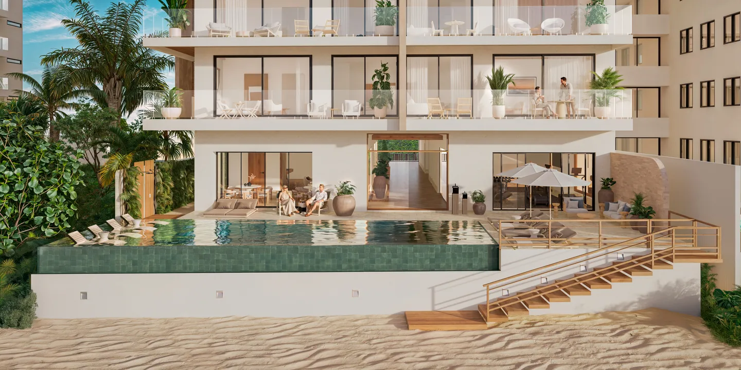 Del Mar — First-Row Oceanfront Residences in Puerto Morelos