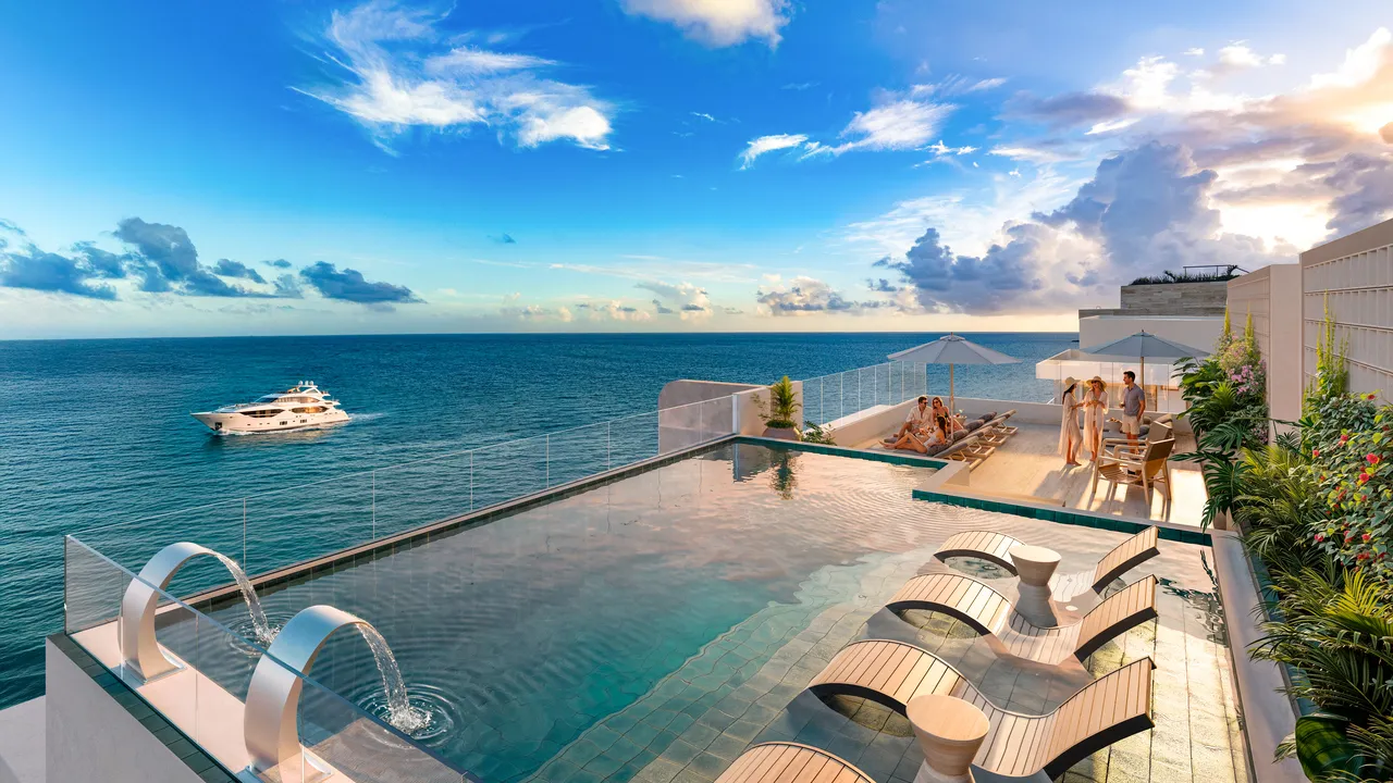 Puerto Morelos Del Mar oceanfront condo for sale Puerto Morelos