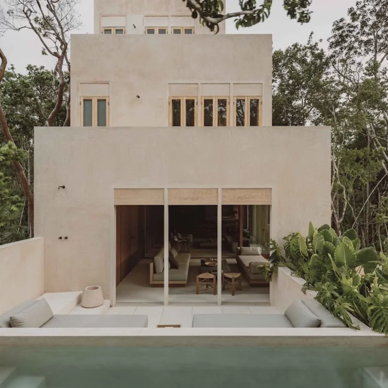 4 and 5-Bed Jungle Villas in Tulum w/ private beach club access