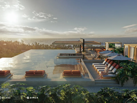 Viceroy Residences beachfront building on Calle 32 in Playa del Carmen