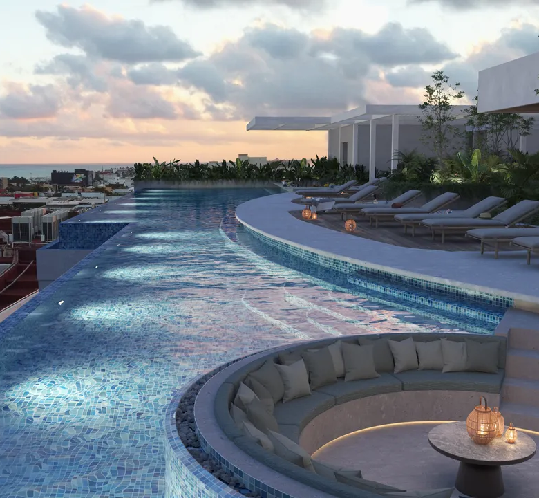 The Landmark Playa del Carmen Condos: Studios, 1 & 2 Bedroom Residences on Fifth Avenue from $187,228 USD