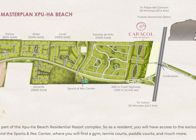 Caracol Xpu-Ha: Residential Lot in a Gated Community