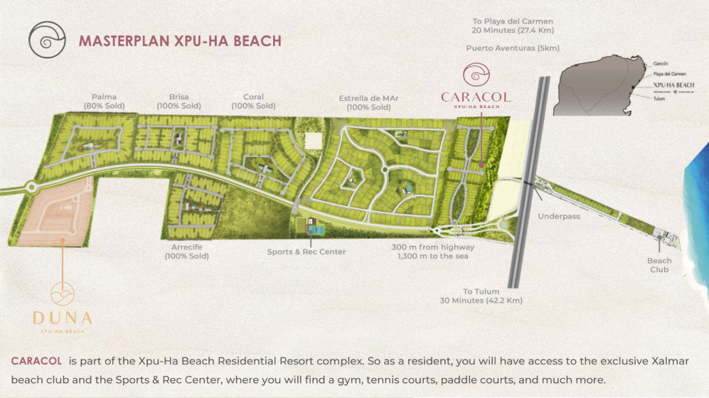 Caracol Xpu-Ha: Residential Lot in a Gated Community