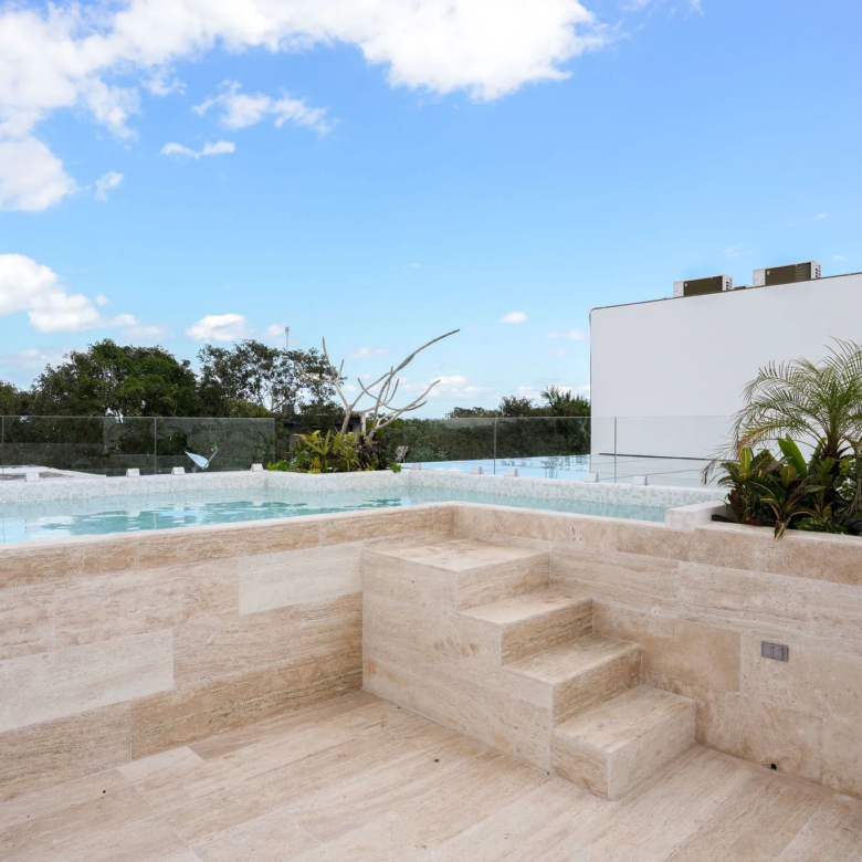 4–Bedroom Villa with Rooftop Pool in Selvamar, Playa del Carmen