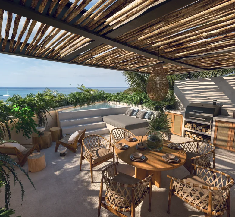 Nautila — 2-Bedroom Beachfront Condos in Tankah Bay, Tulum