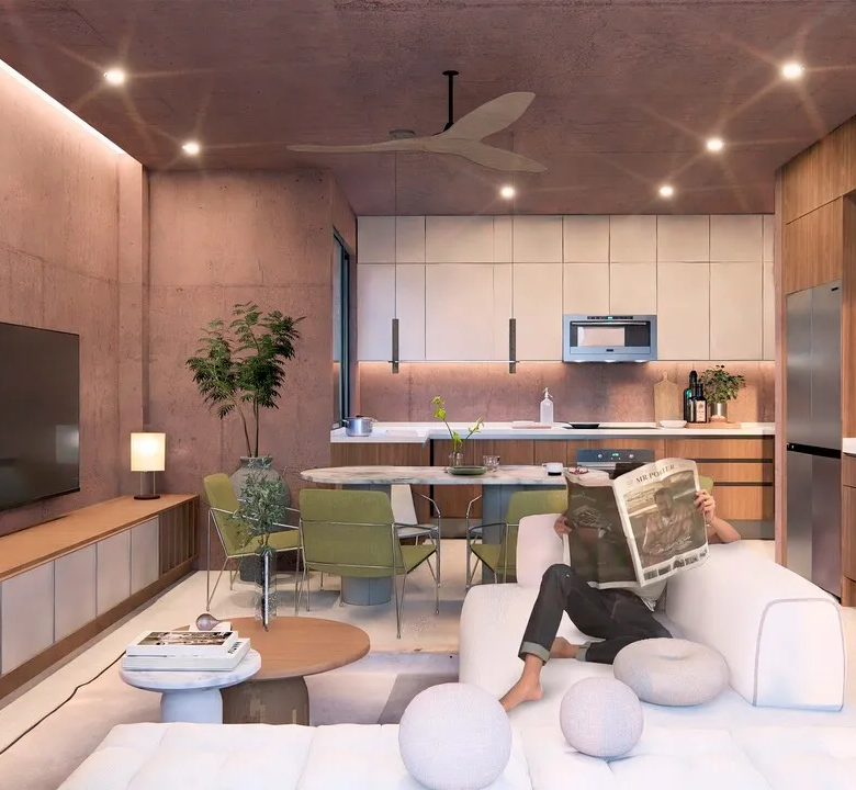 Botanica Puerto Morelos Condos: 1 & 2 Bedroom Residences