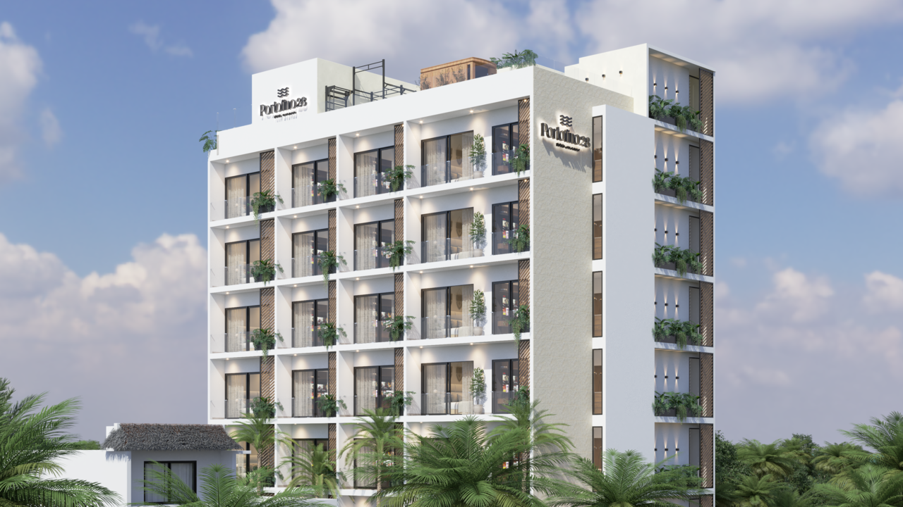 Portofino 28 — 1- & 2-Bedroom Condos in Coco Beach, Playa del Carmen
