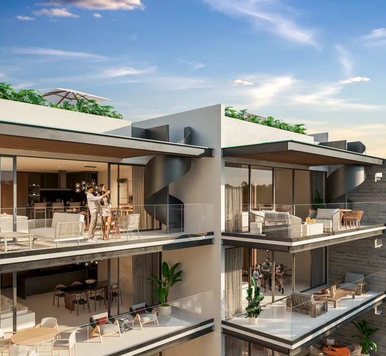Macondo Residences: 1, 2 & 3 Bedroom Golf-Side Condos in Playacar