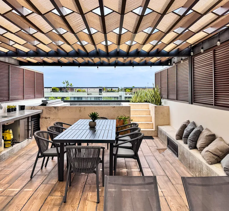 AWA Playacar Penthouse: 2-Level, 2 Bedroom Residence with Private Rooftop, 207 m² (2,227 sq ft)