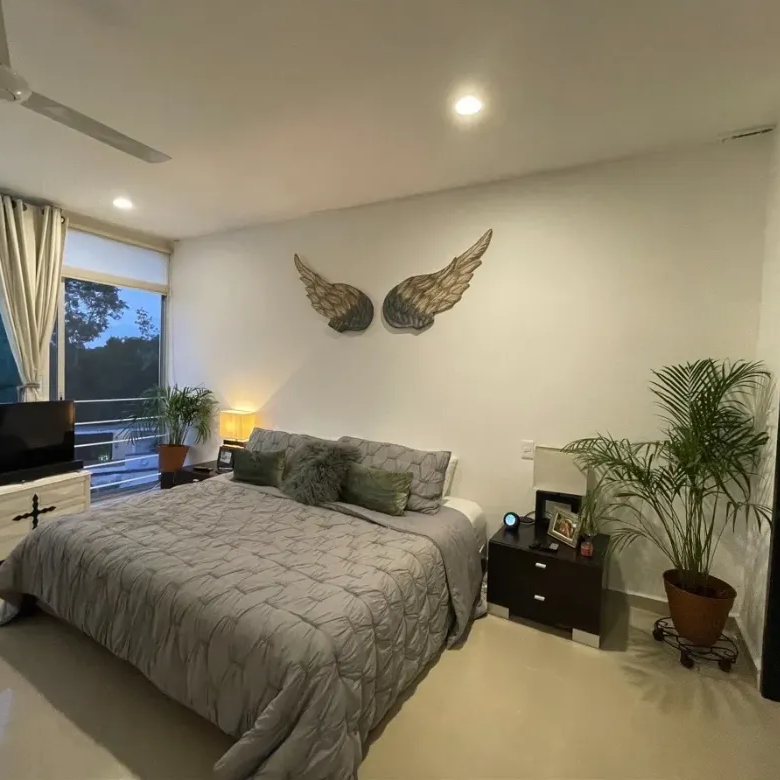 Condominio Azul Playacar: Three-Bedroom Double-Height Condo with Rooftop