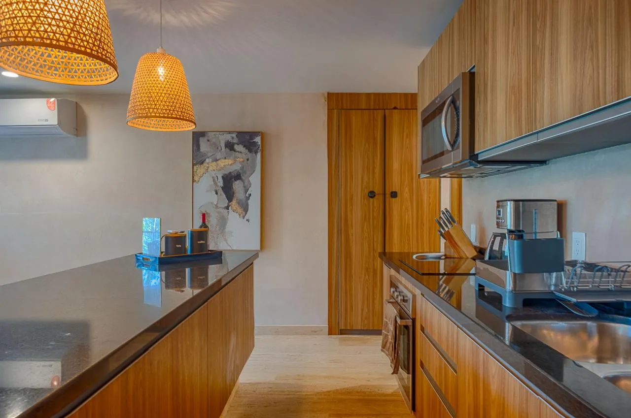 AWA Playacar 2 Bedroom Condo: Turn-Key Designer Interior, Fully Furnished