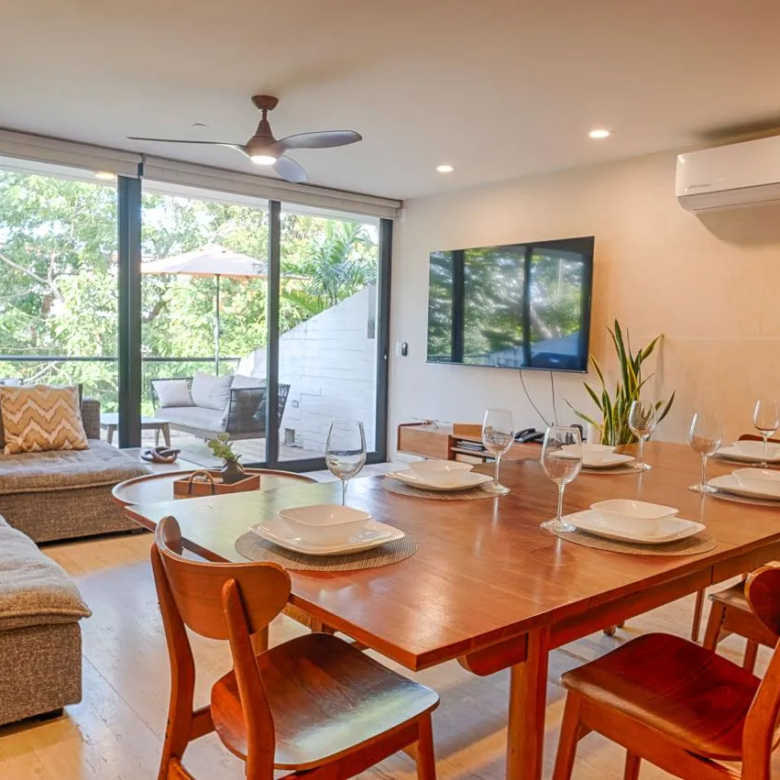AWA Playacar 2 Bedroom Condo: Turn-Key Designer Interior, Fully Furnished