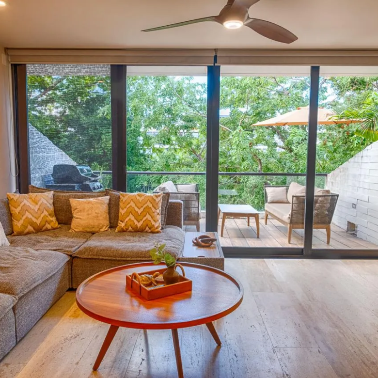 AWA Playacar 2 Bedroom Condo: Turn-Key Designer Interior, Fully Furnished
