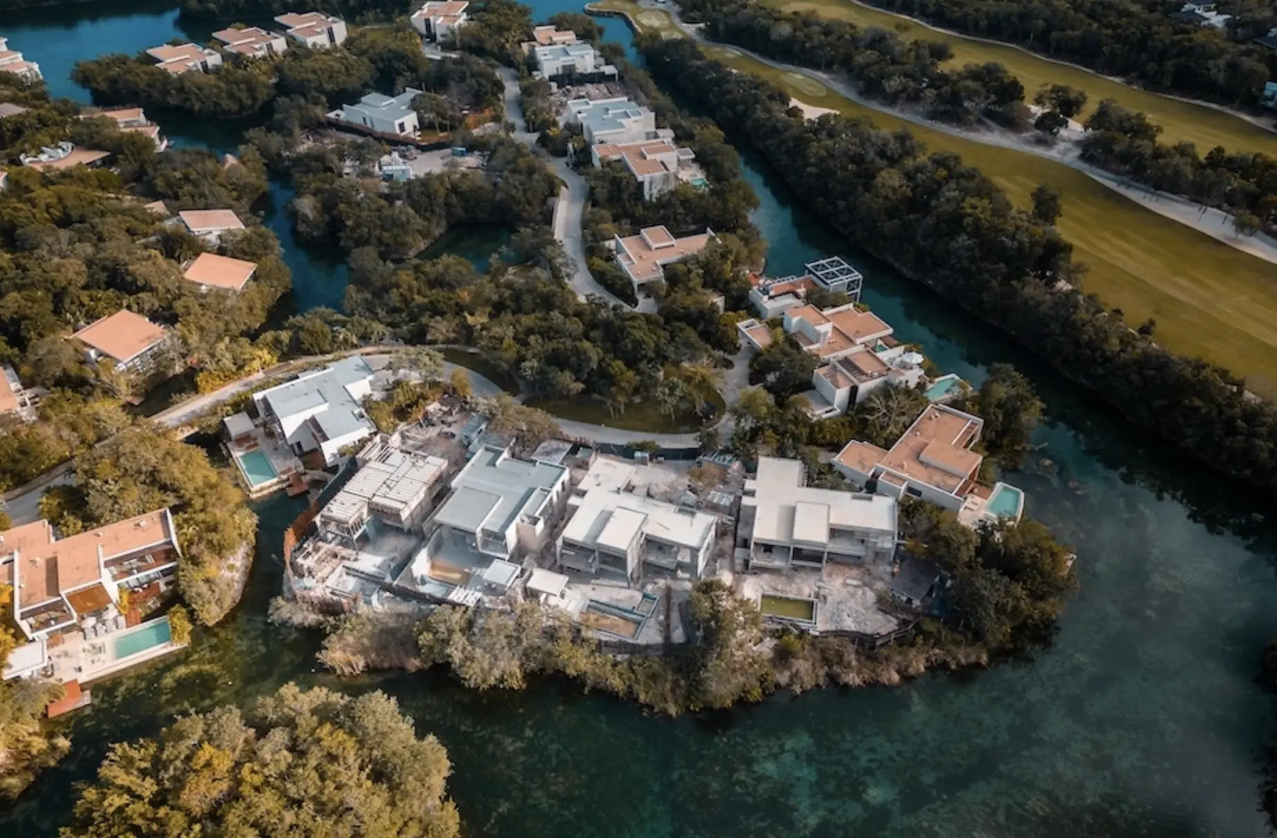 Mayakoba real estate within the gated Mayakoba resort enclave