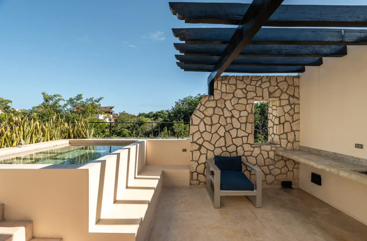 Cienfuegos: Three-Bedroom Townhouse for sale in Aldea Zamá, Tulum